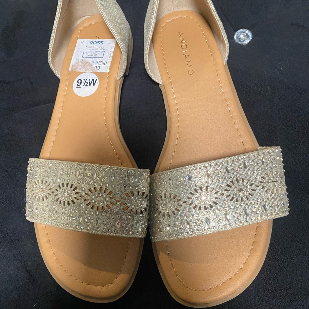 Andiamo Gold Sandals